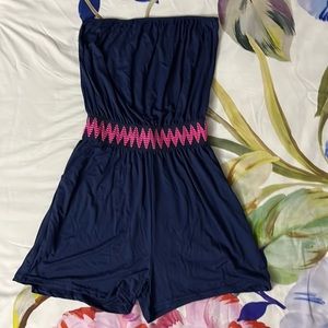 NWOT Strapless Romper Size M